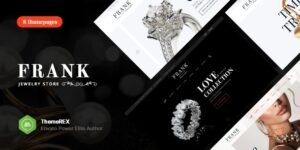 Frank Jewelry Store - Accessories & Watches WordPress Theme