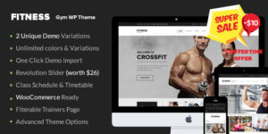 Gym WordPress Theme | Fitness