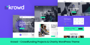 Krowd - Crowdfunding & Charity WordPress Theme