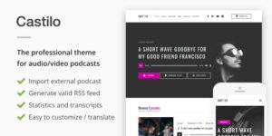 Castilo - Audio Podcast WordPress Theme