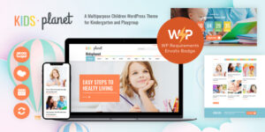 Kids Planet - Children Kindergarten and Playgroup WordPress Theme