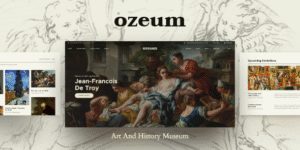Ozeum | Art Gallery and Museum Theme