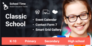 School Time - Modern Education WordPress Theme