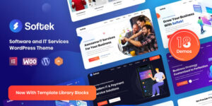 Softek - Software & IT Solutions WordPress Theme